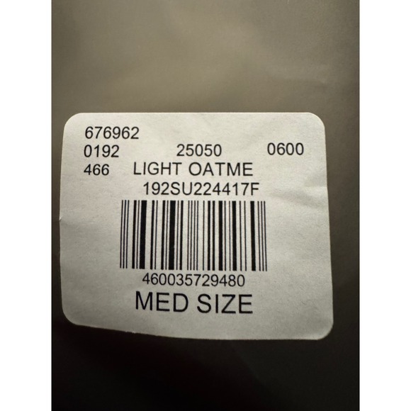 Fear of God Essentials Light Oatmeal Hoodie Pullover Logo Print Casual Size M - Picture 7 of 7